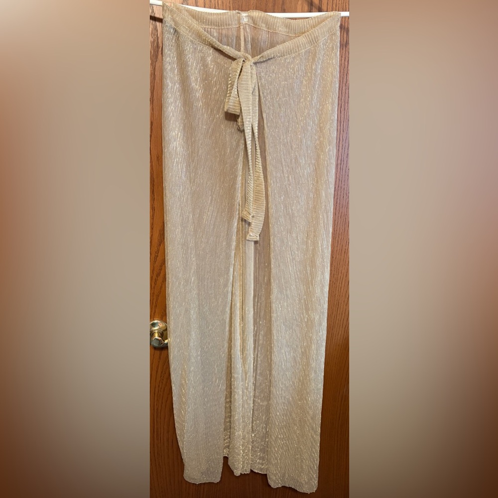 PrettyLittleThing Metallic Gold Sarong 💛